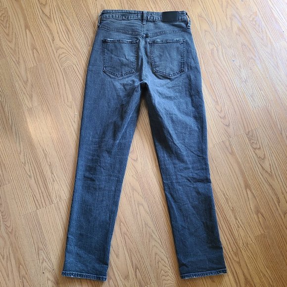 MADEWELL THE CURVY PERFECT VINTAGE JEANS high waist stretch ankle sz 27T - Picture 4 of 7